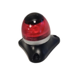 Siglingaljós 360° Topljós LED Rautt